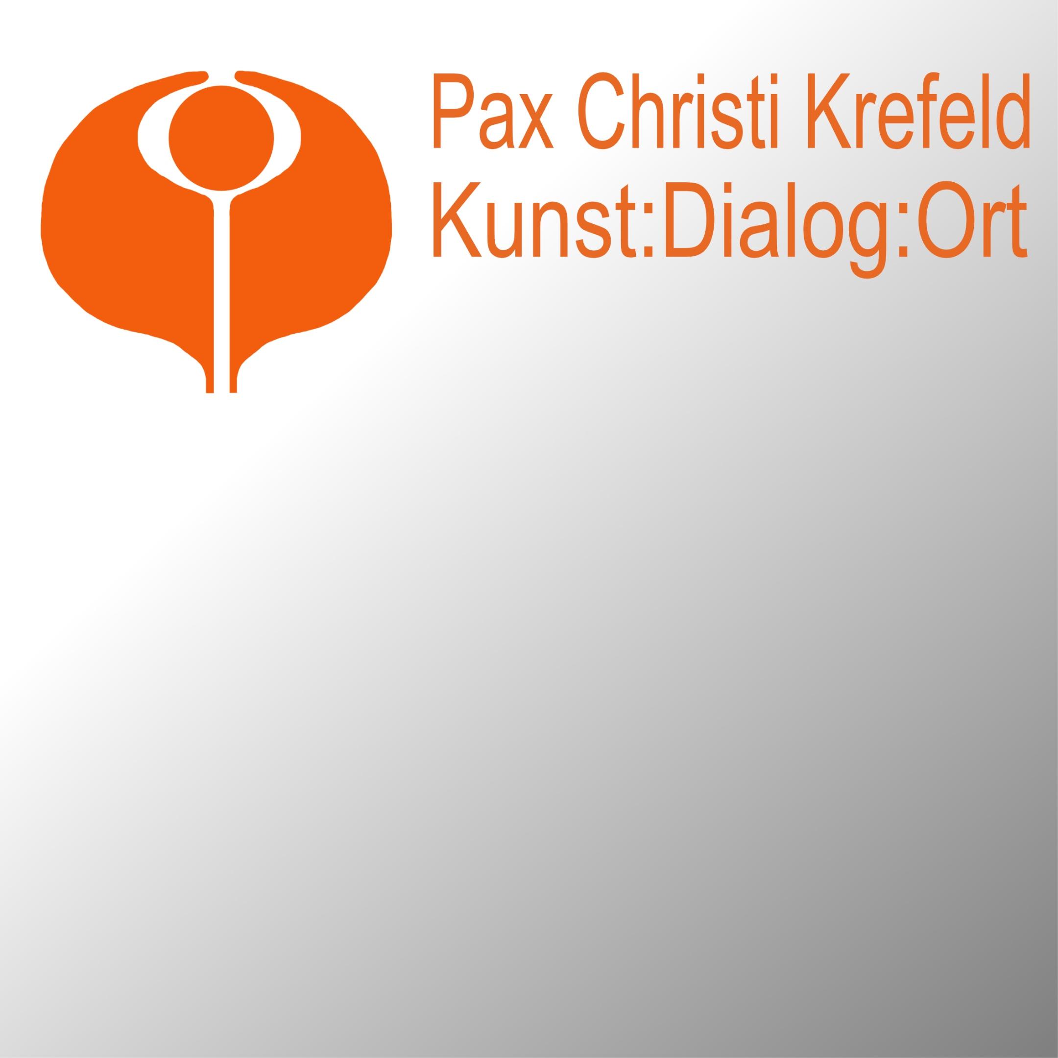 Logo mit Namen und Ort in Orange