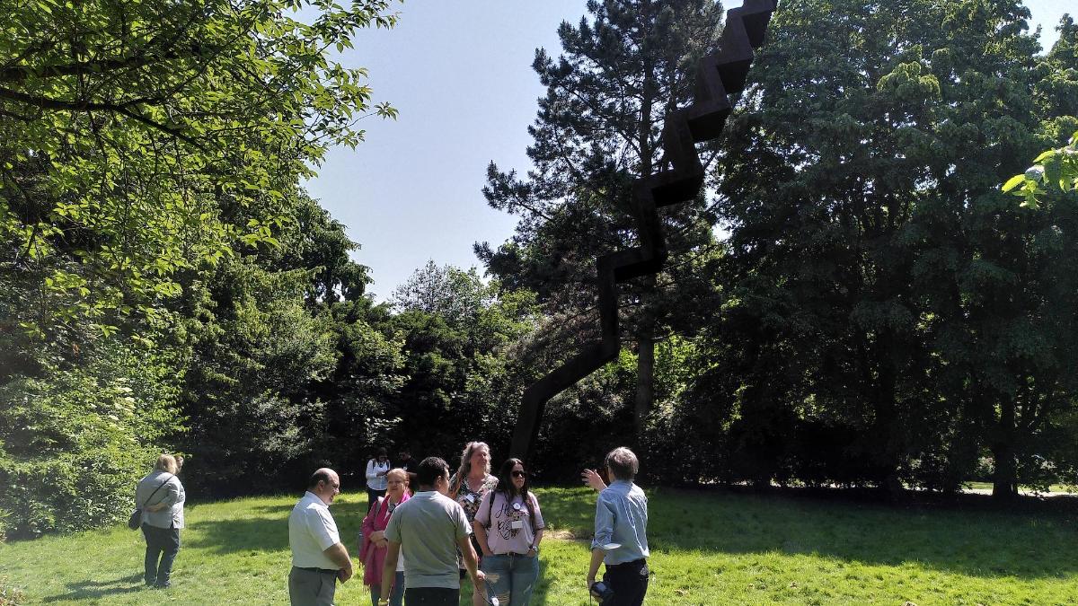 die Kolumbien-Delegation 2023 bei ihrem Besuch in Pax Christi Krefeld